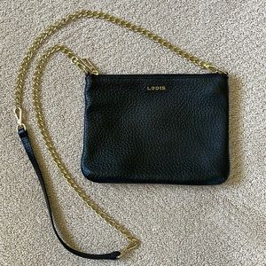 Lodis 3-in-1 leather crossbody clutch shoulder bag wristlet